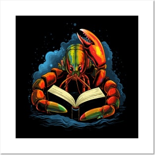 Lobster Reads Book Posters and Art